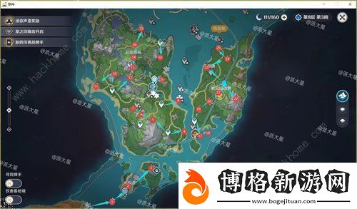 原神4.0水神瞳收集路線分布圖