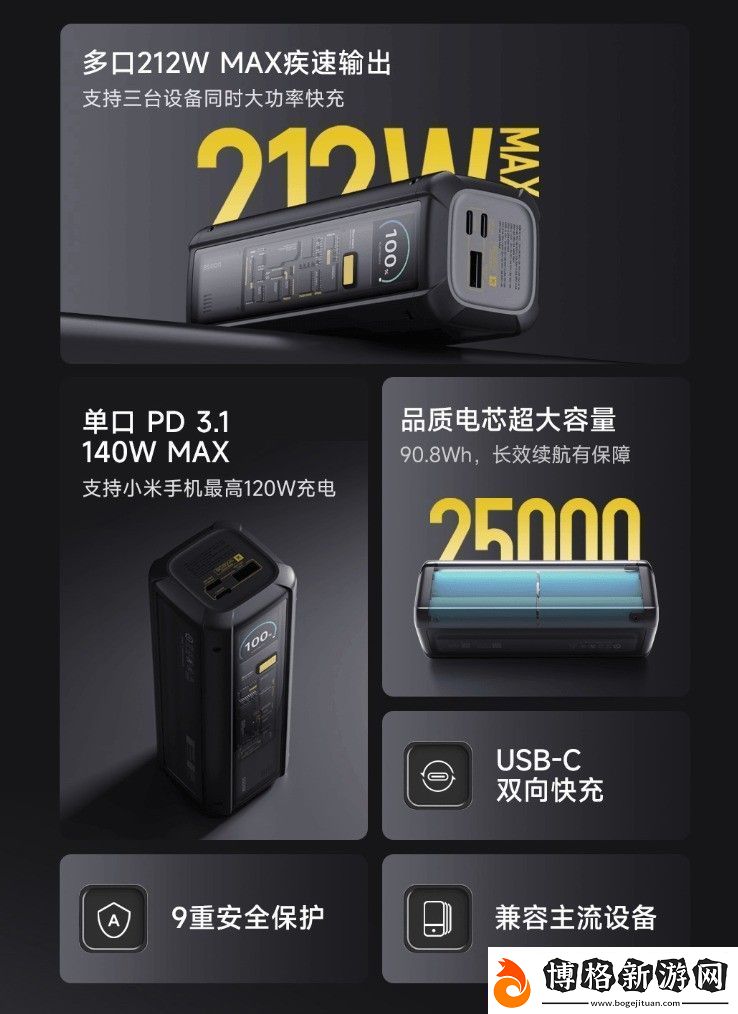 小米史上最強充電寶499元